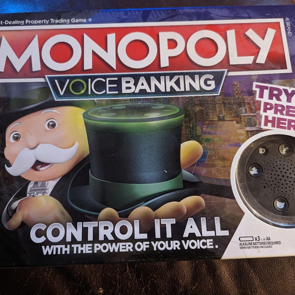 Monopoly voice banking game